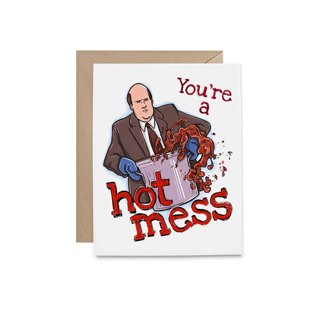 Hot Mess Office Card