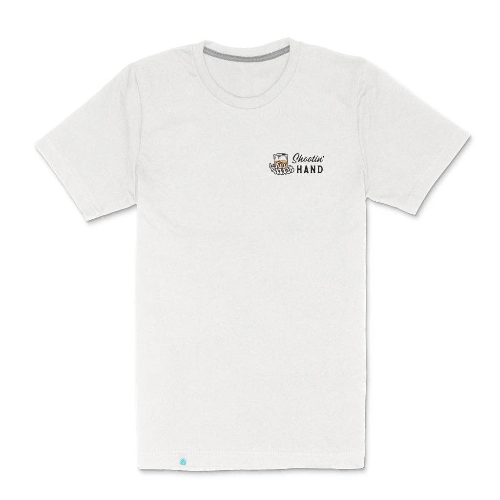 Shootin' Hand T-Shirt | Vintage White