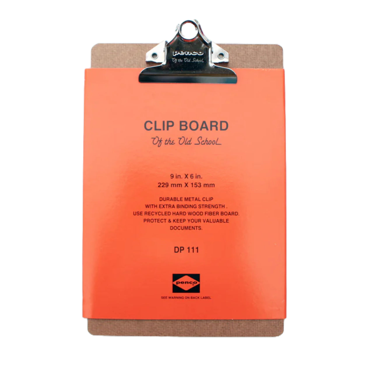 Old School Clipboard A5 | Silver Clip
