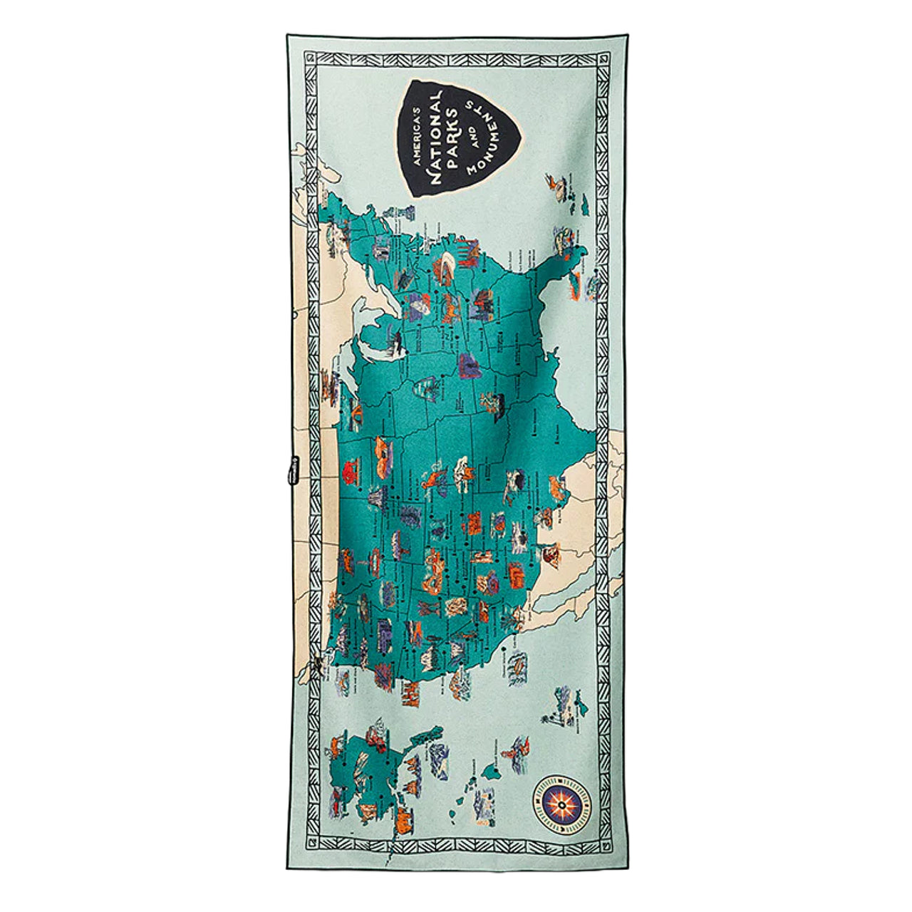 Original Towel | National Parks and Monuments Map