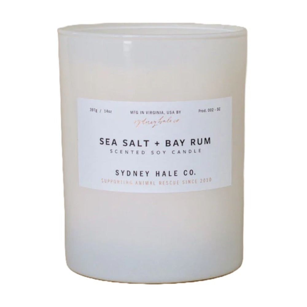 Sea Salt + Bay Rum Candle