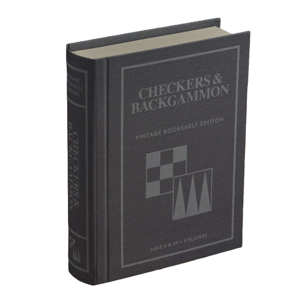 Checkers & Backgammon | Vintage Bookshelf Edition