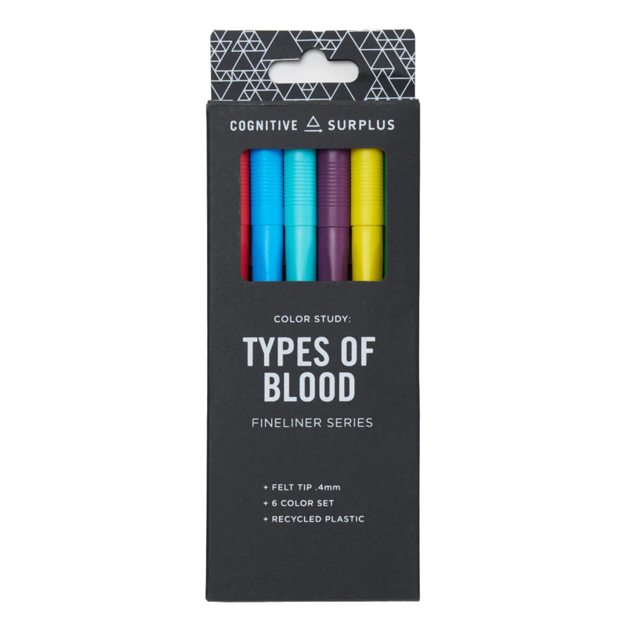 Types of Blood Fineliner Pens Pack