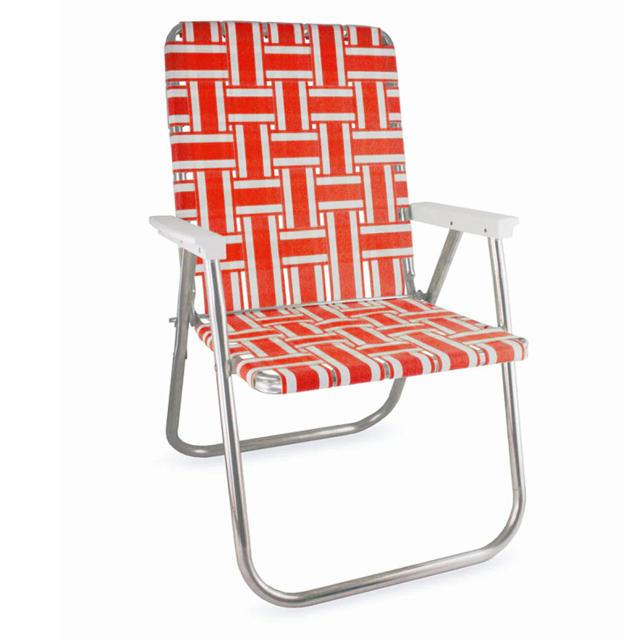 Lawn Chair | Orange Stripe Deluxe