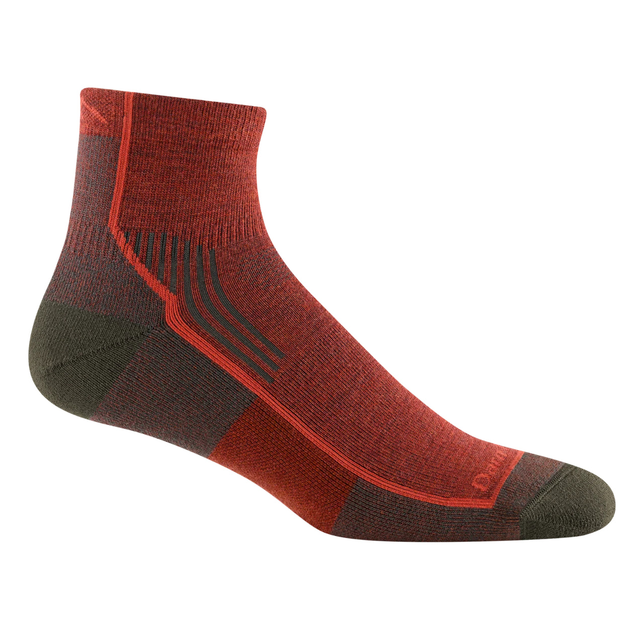 Hiker 1/4 Midweight With Cushion Sock | Chestnut