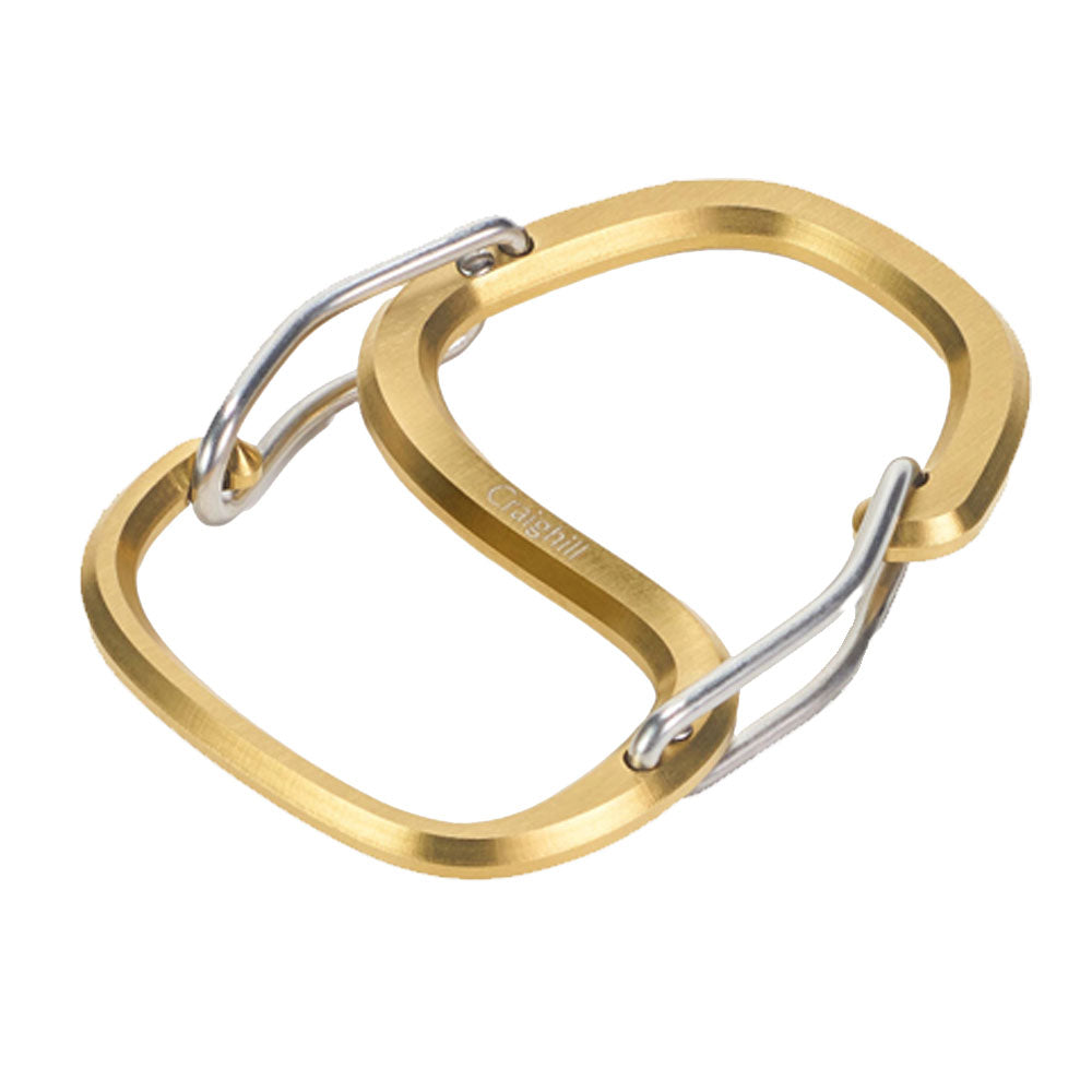Coachwhip Carabiner | Vapor Brass - Domestic Domestic