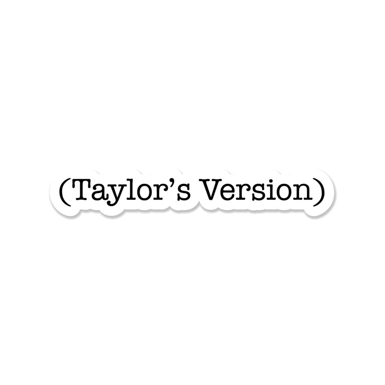 (Taylor's Version) - Taylor Swift-Inspired Sticker