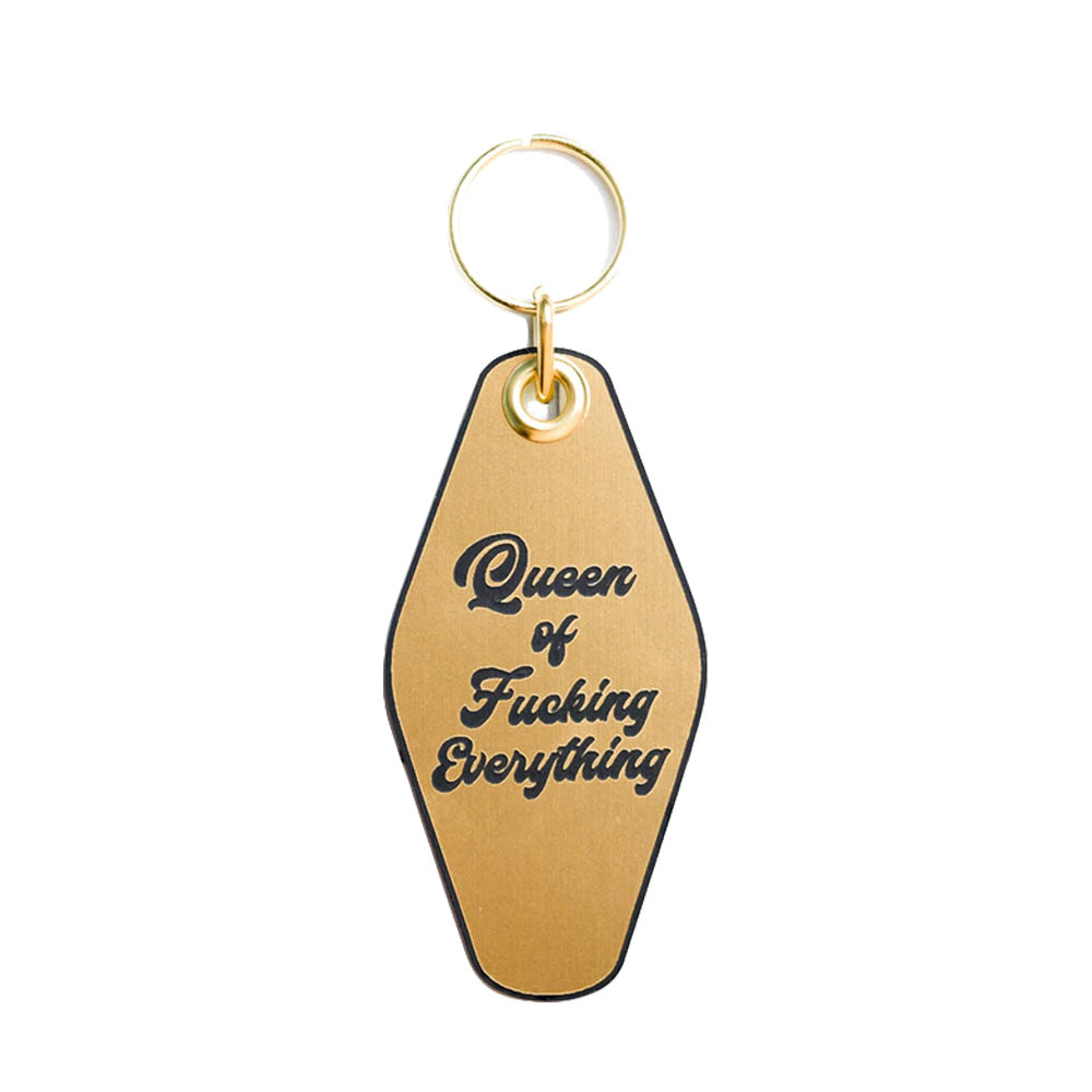 Queen of Fucking Everything Key Tag
