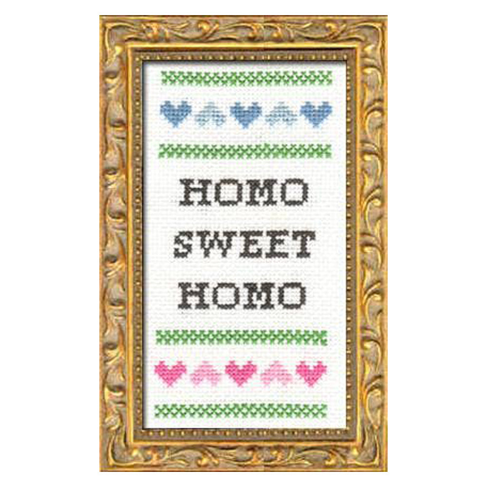 Homo Sweet Homo Cross Stitch Kit