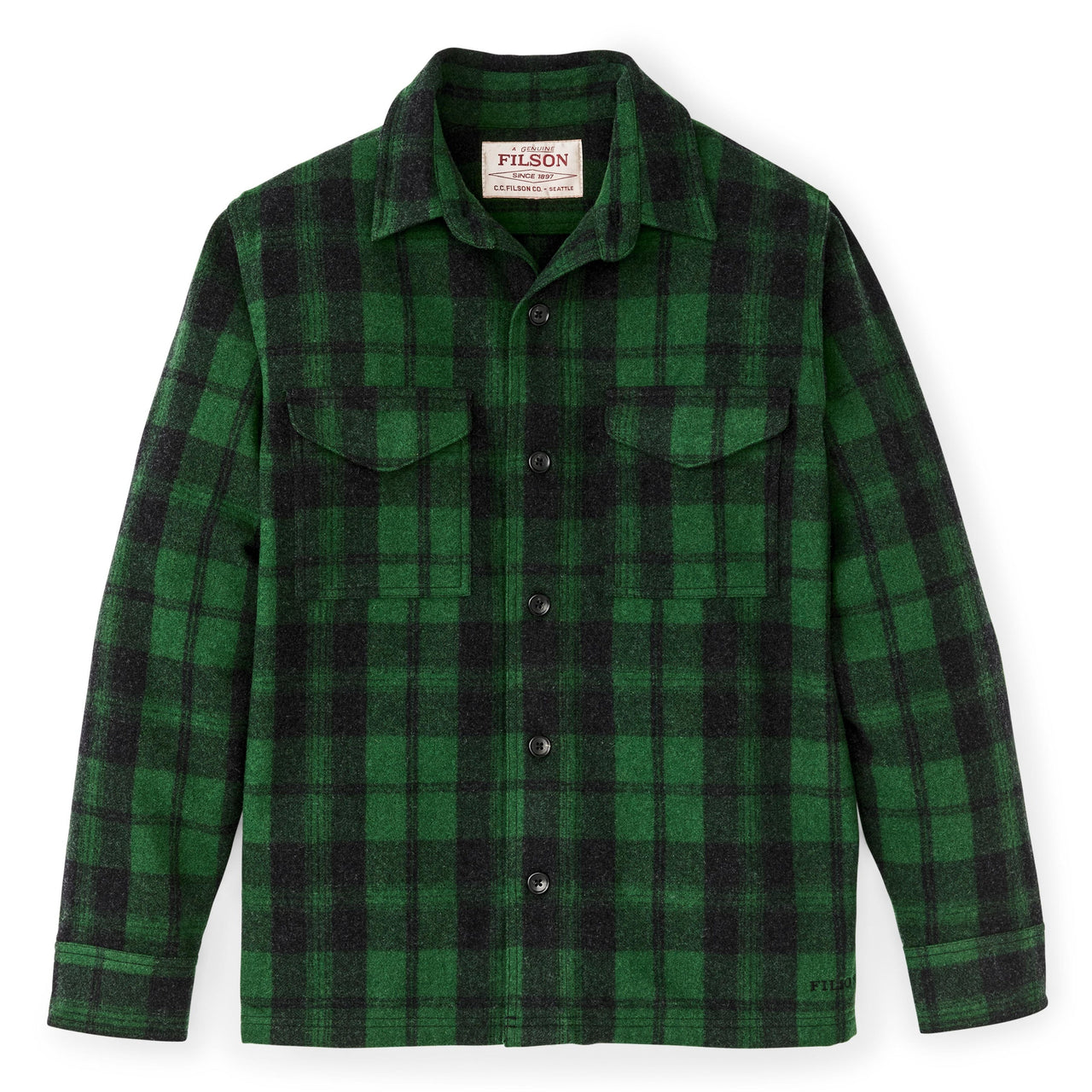 Jac-Shirt | Green & Black Plaid