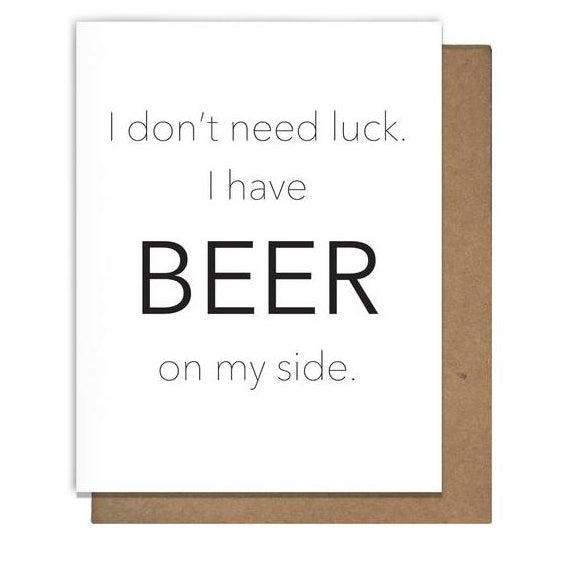Beer Luck Card