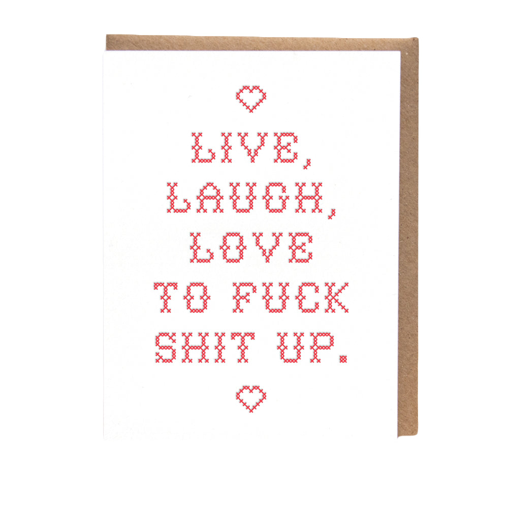 Live, Laugh, Love Card