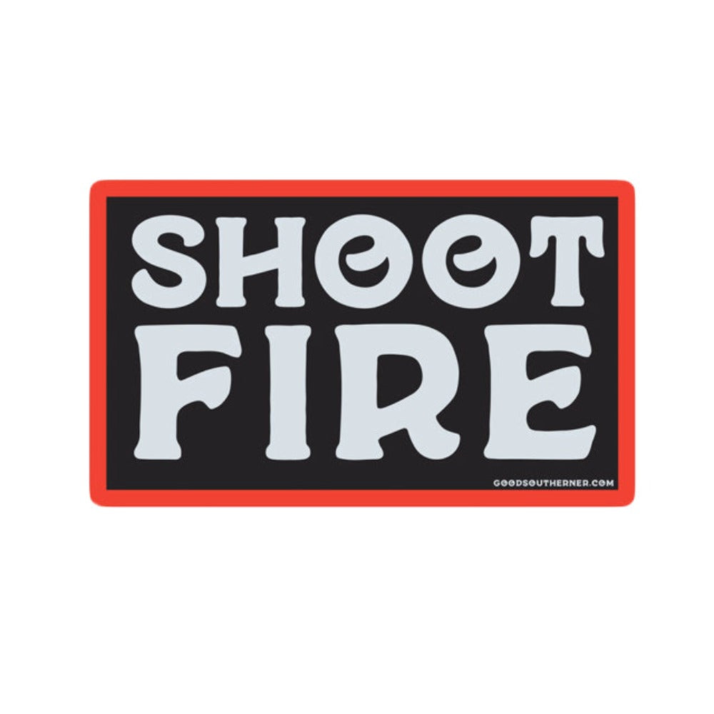 Shoot Fire Sticker