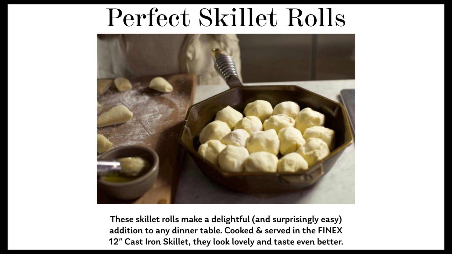 Perfect Skillet Rolls