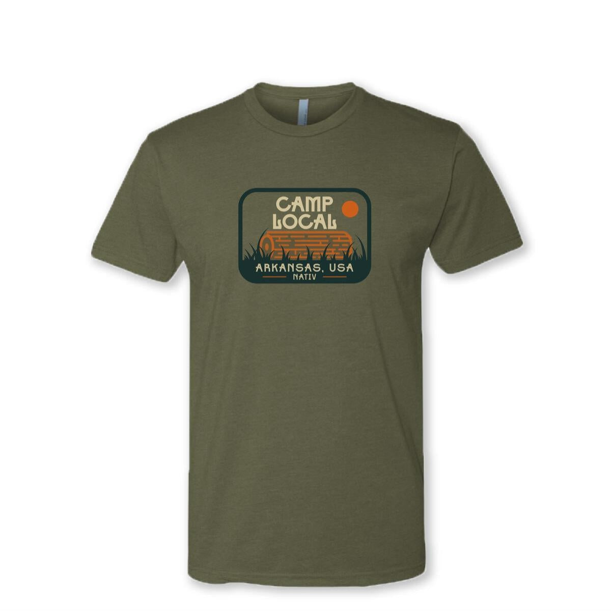 Camp Local Tee | Military Green