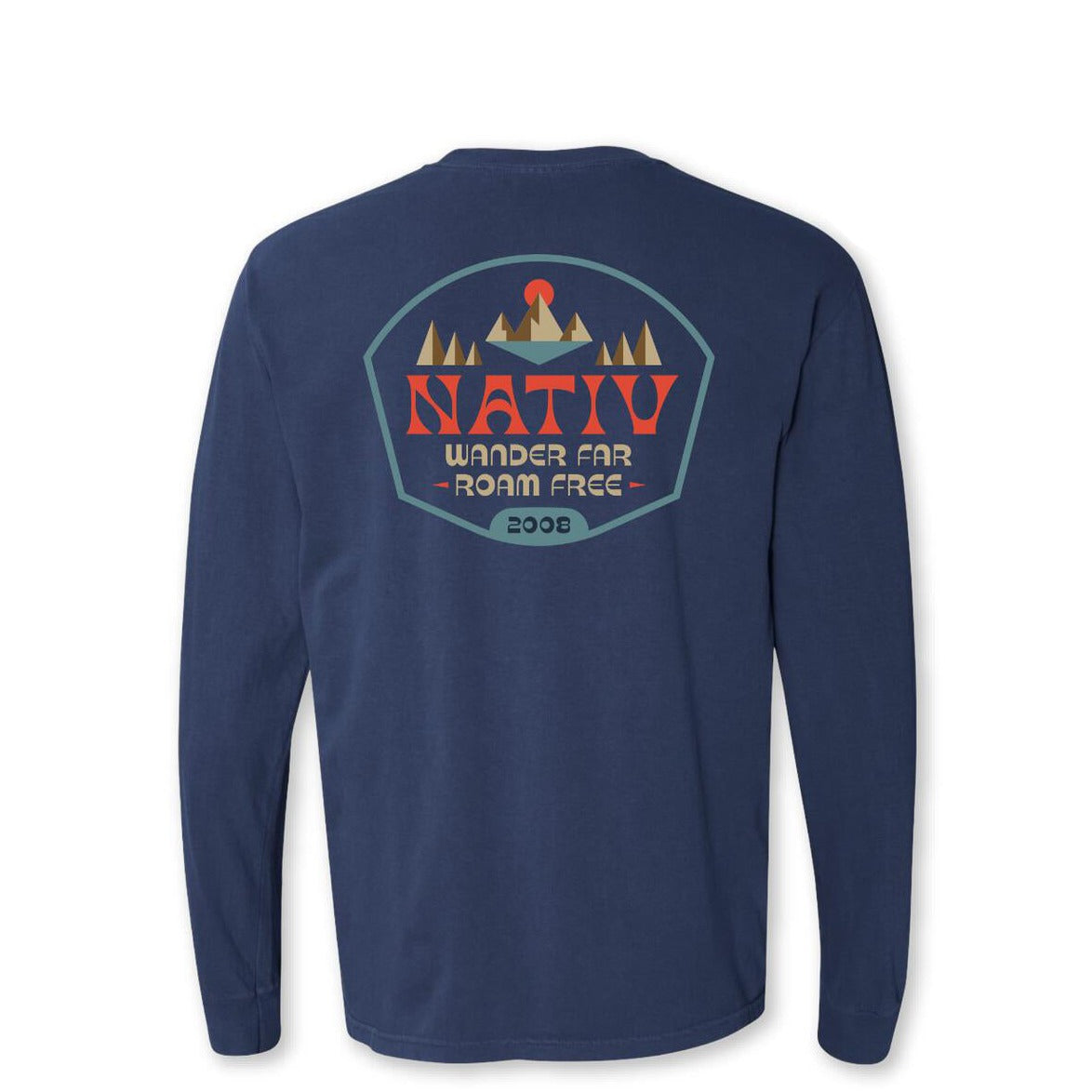 L/S Roam Free Tee | Navy