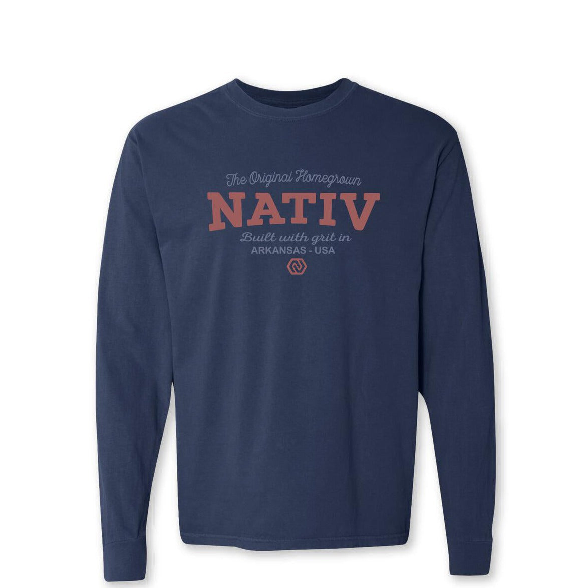 L/S Homegrown Tee | Navy
