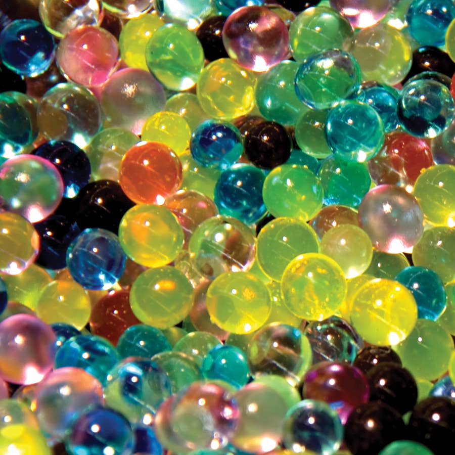 Swell Polymer Multi-Colored Spheres