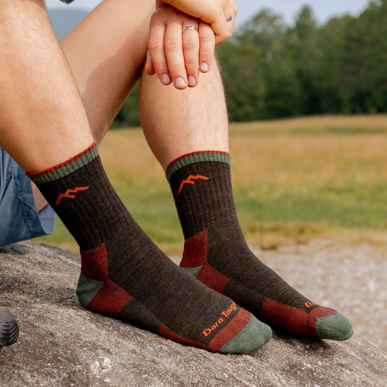 Hiker Micro Crew Cushion Sock | Walnut