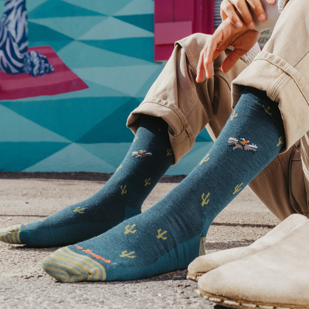 Wool'd Wool'd West Crew Sock Lightweight | Dark Teal