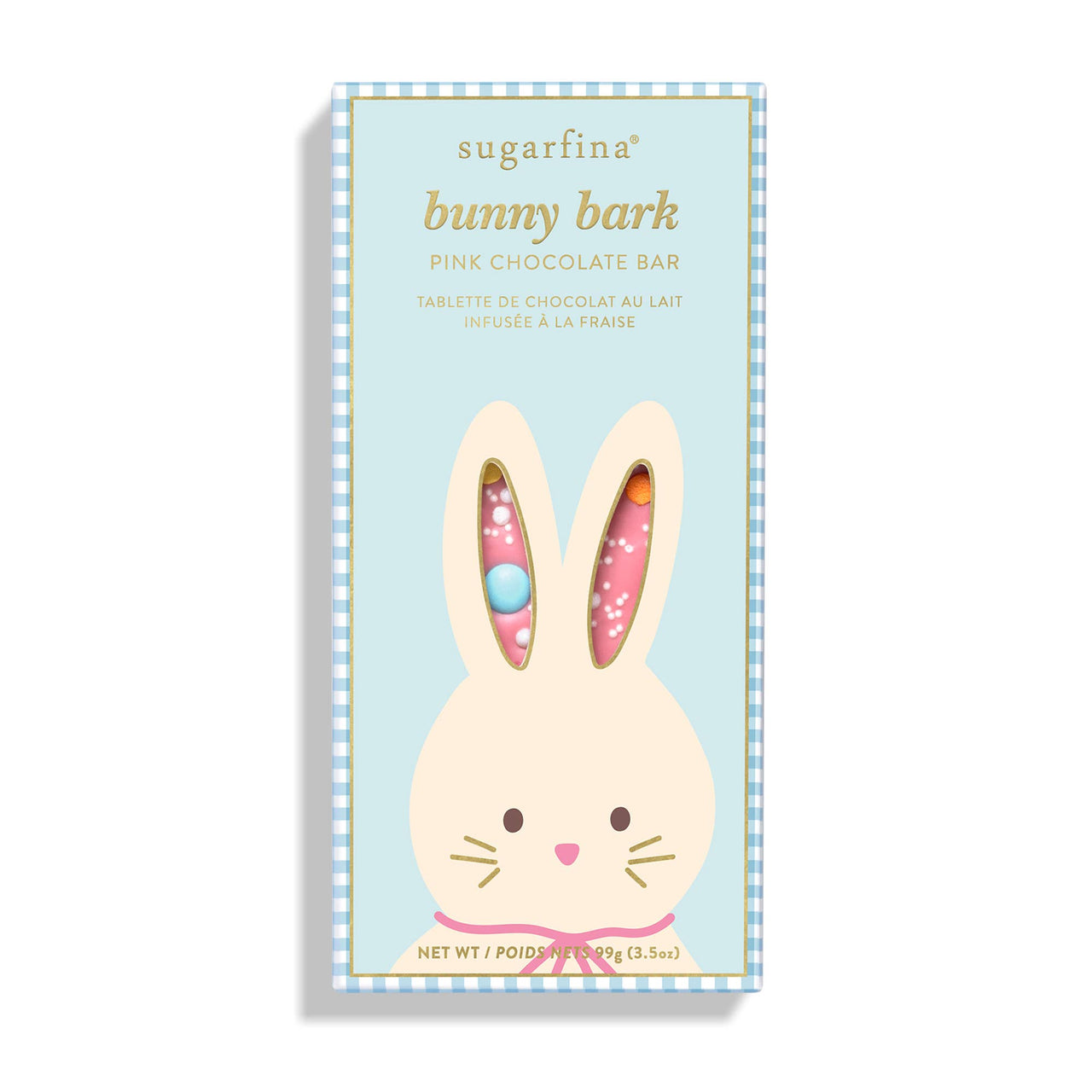 Bunny Bark Pink Chocolate Bar