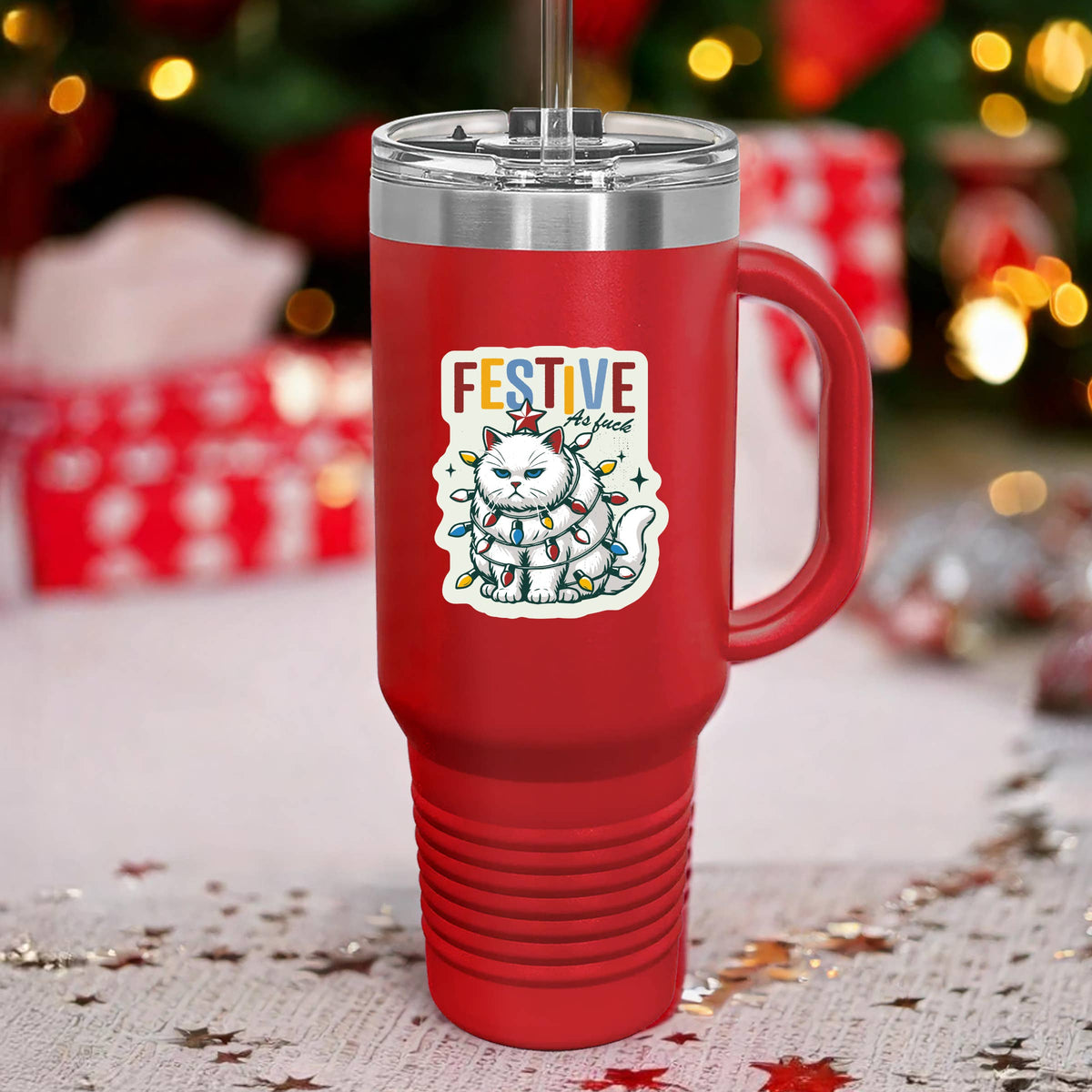 Festive AF Sticker