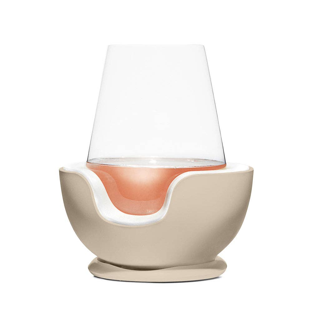 Stemless Wine Chiller | Sand