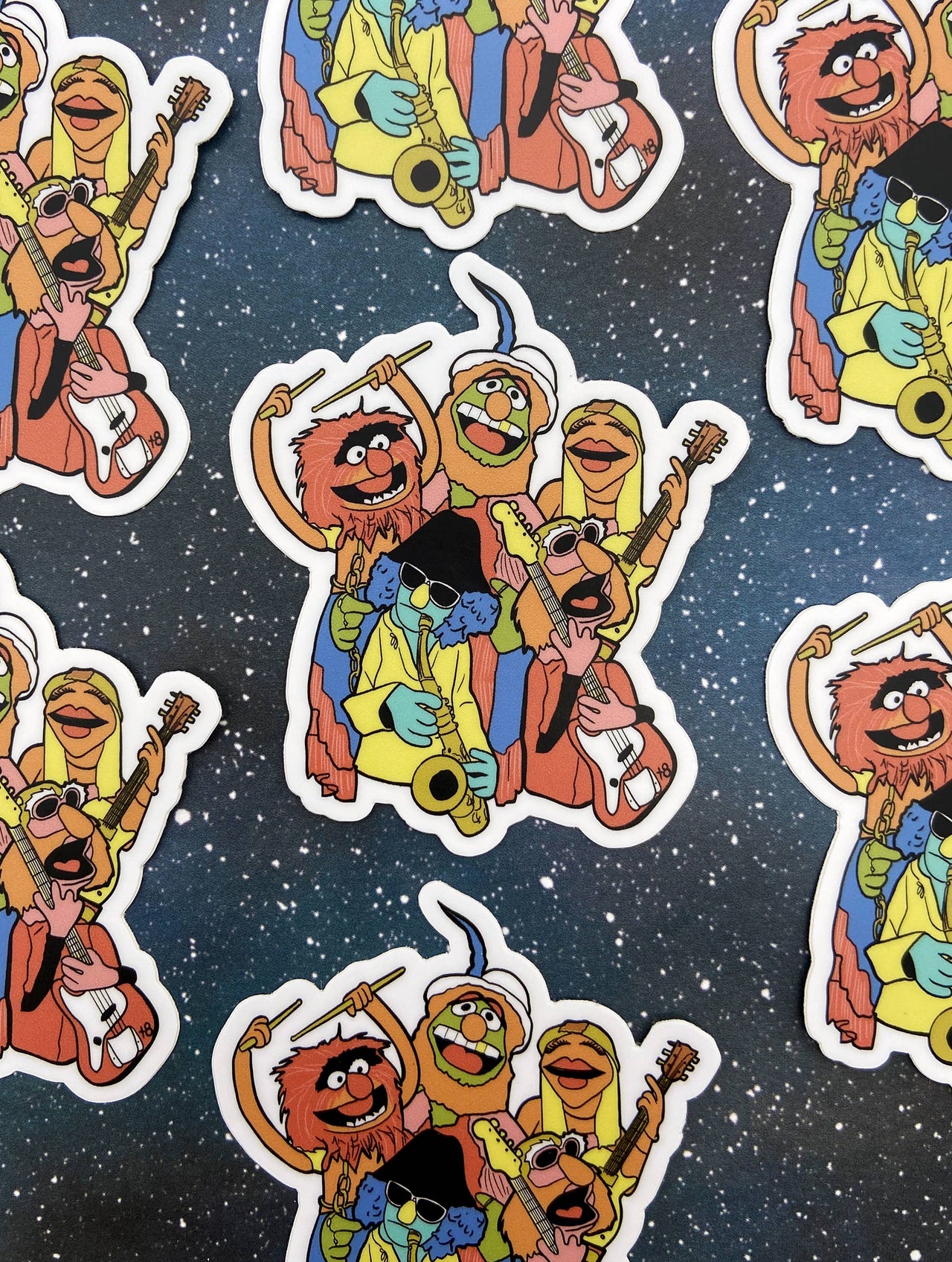 Dr. Teeth and the Electric Mayhem Sticker