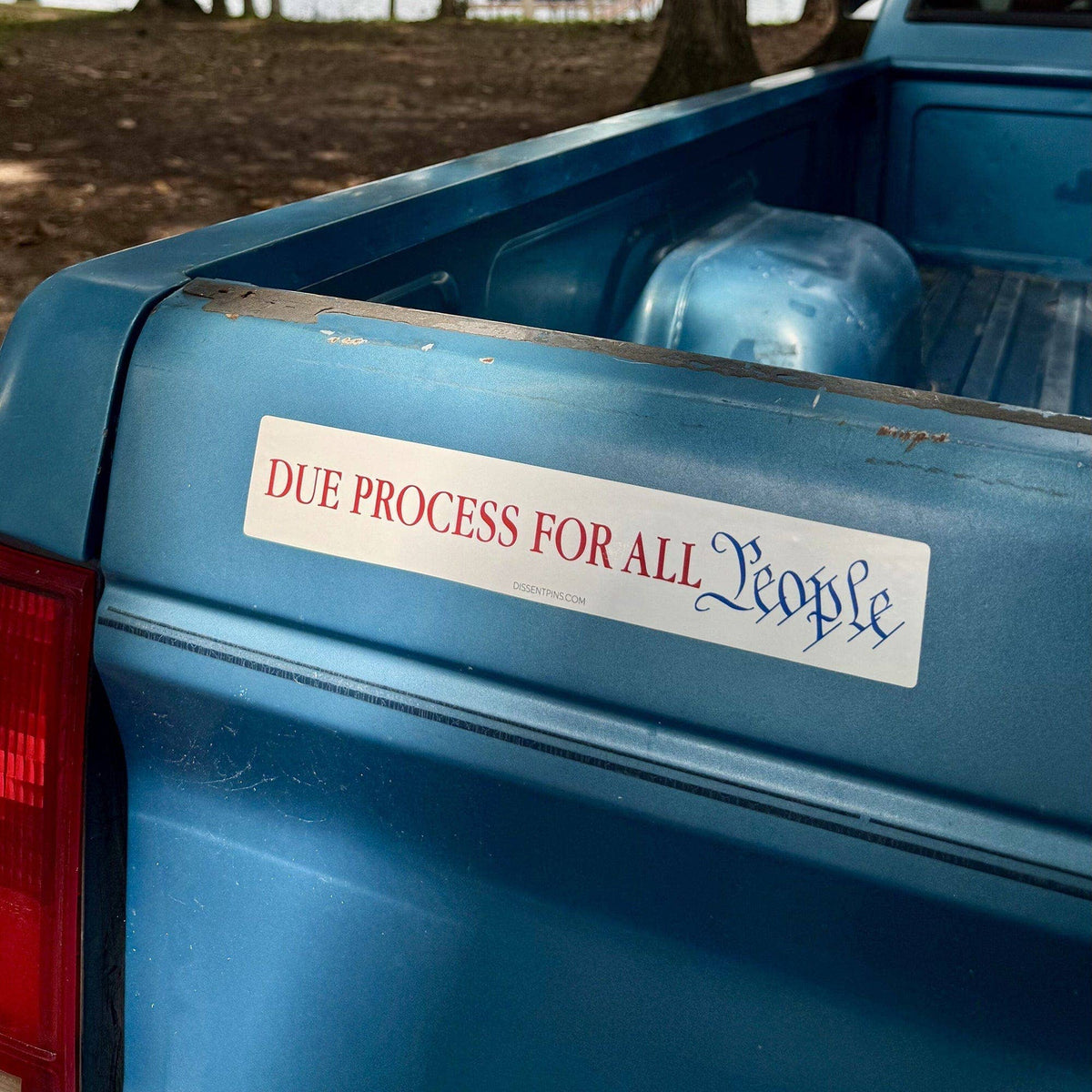 Due Process Sticker