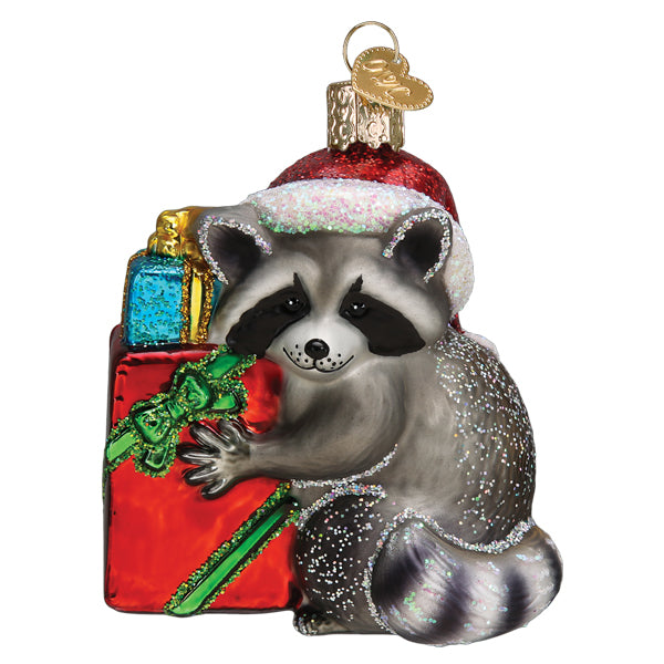 Christmas Raccoon Ornament