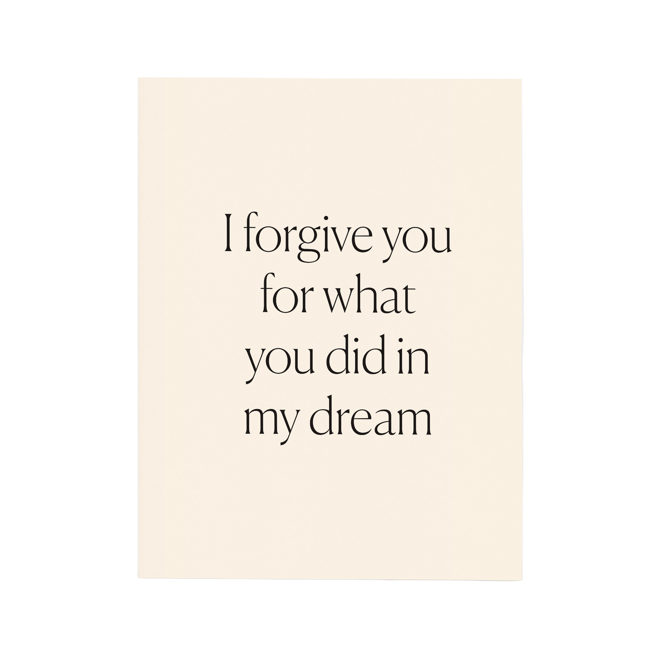 In My Dream Greeting Card