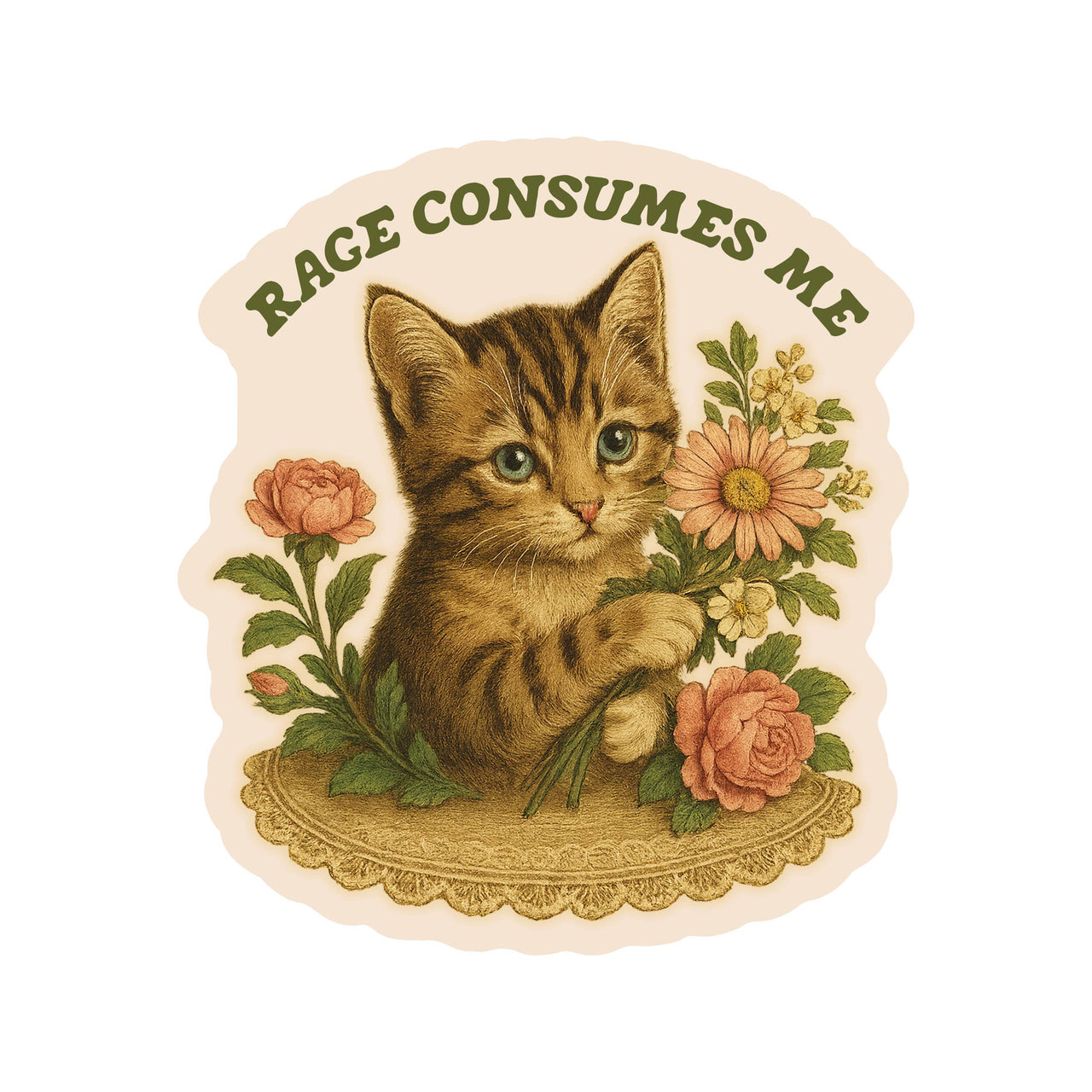 Rage Consumes Me Sticker