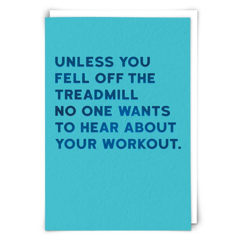 Workout Greeting Card