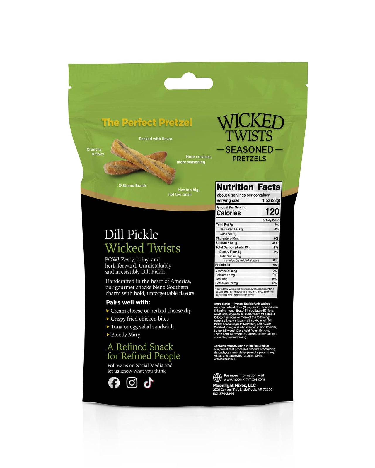 Wicked Twist Dill Pickle Pretzels