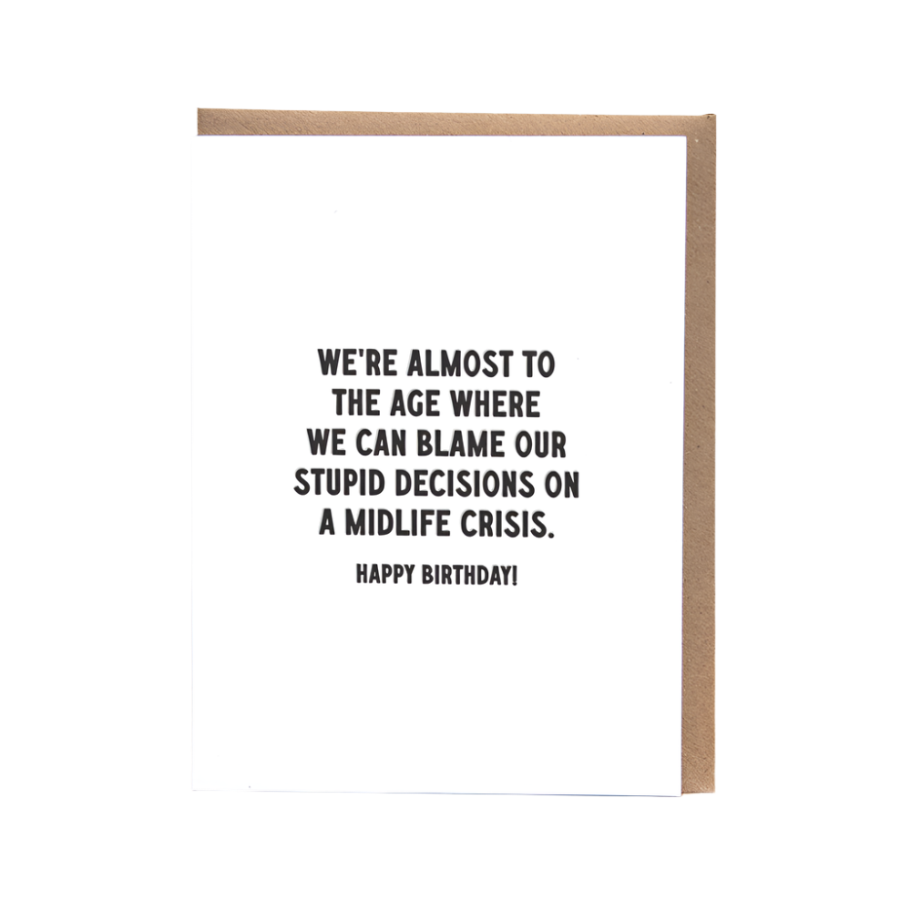 Midlife Crisis Card