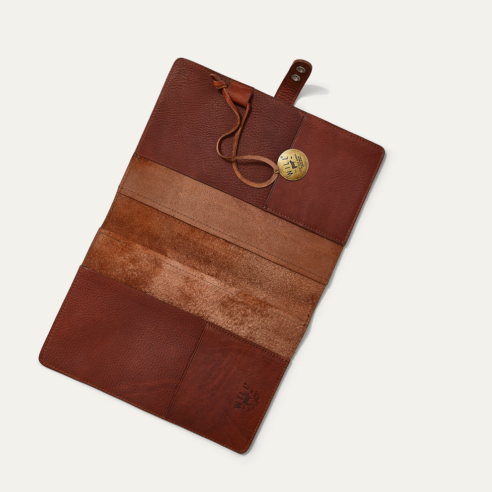 Large Leather Journal Cover | Cognac