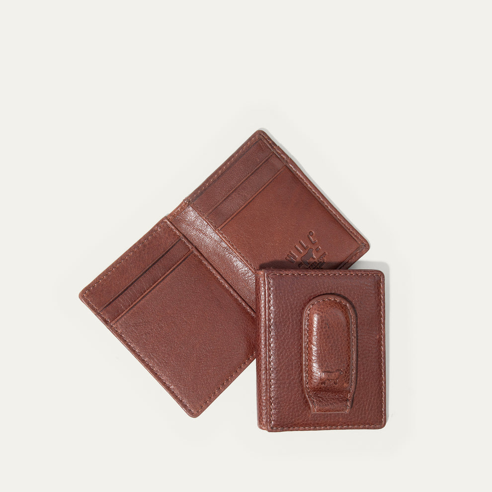 Classic Front Pocket Money Clip | Cognac