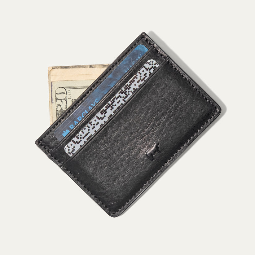 Classic Front Pocket Card Case | Black