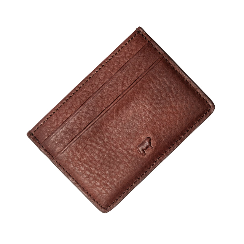 Classic Front Pocket Card Case | Cognac