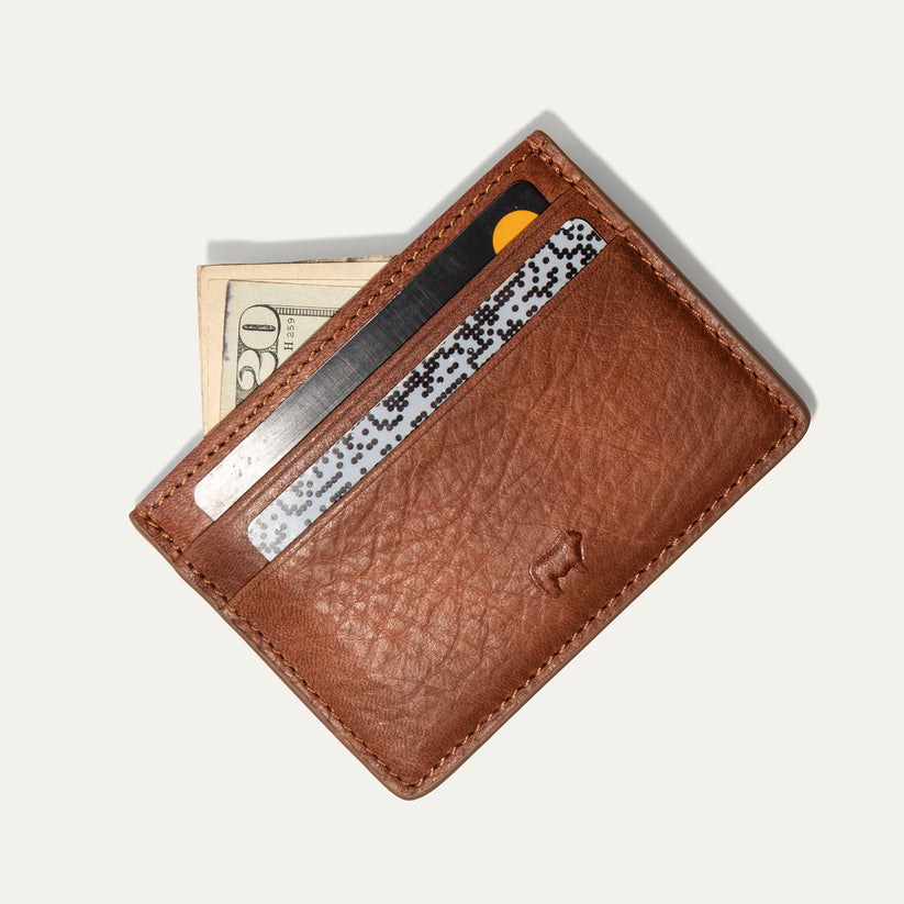 Classic Front Pocket Card Case | Tan
