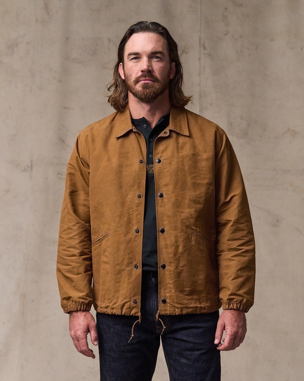 Dry Wax Windbreaker | Harvest Tan