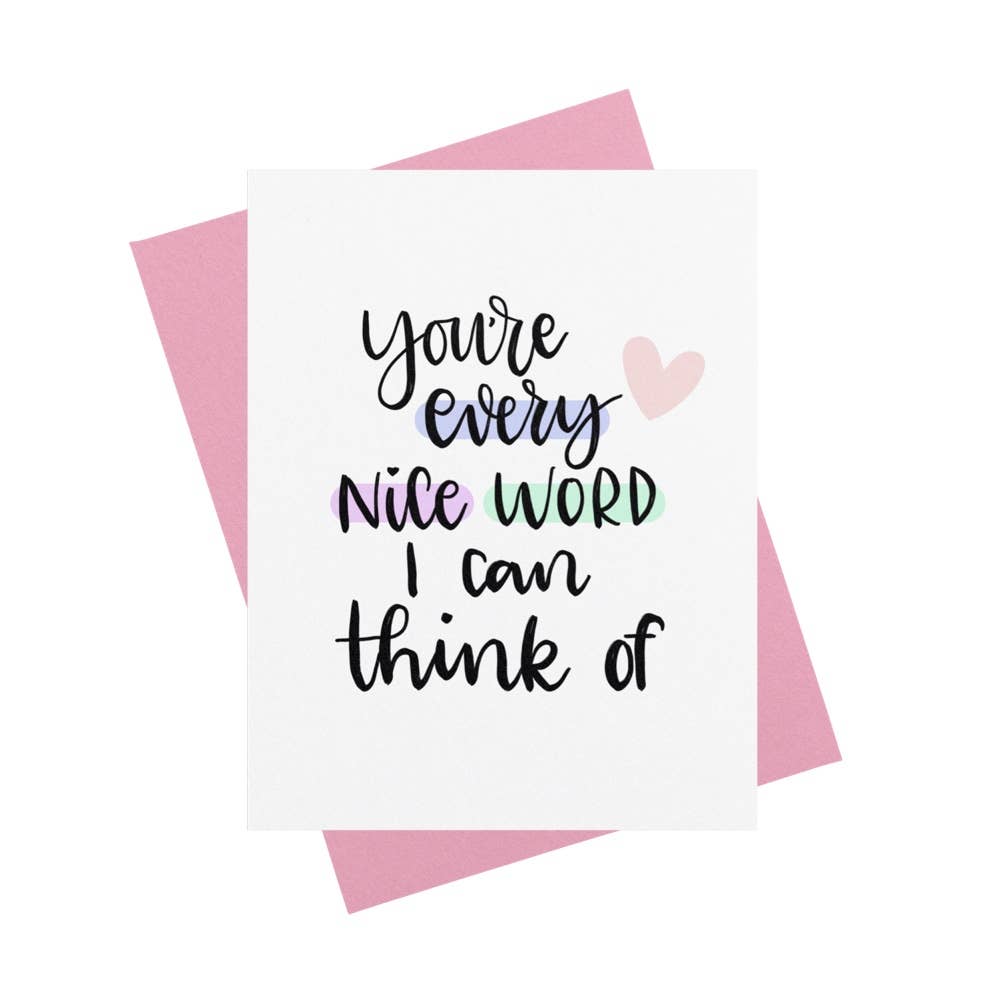 Nice Word Card