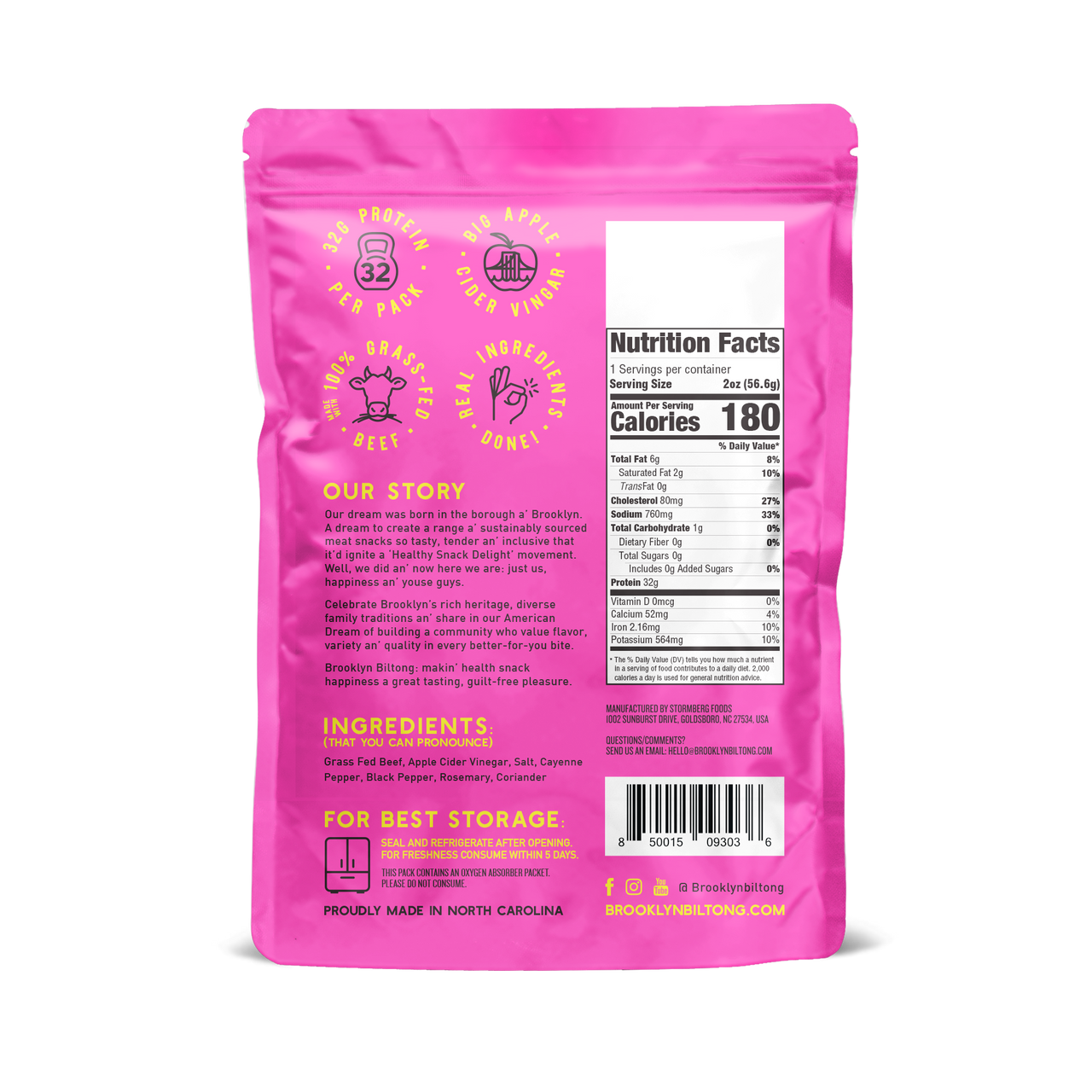 Peri Peri Biltong Jerky | 2 Oz.