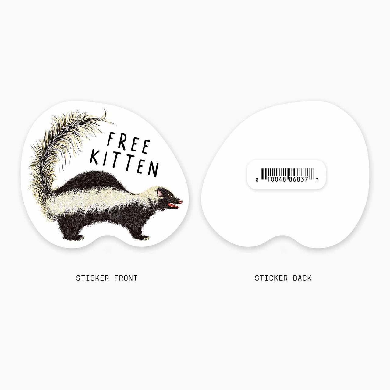 Free Kitten Sticker