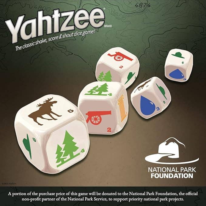 National Parks Yahtzee
