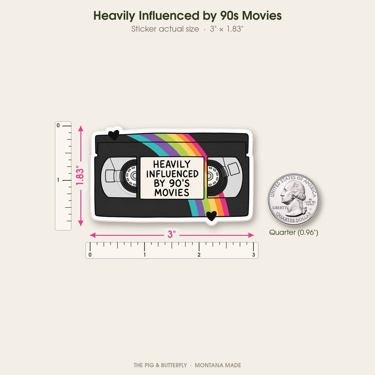 90s Movies Sticker