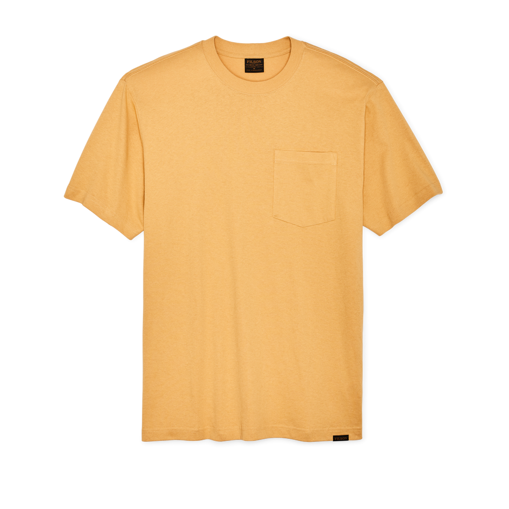 S/S Frontier Solid One Pocket T-Shirt | Dun Yellow