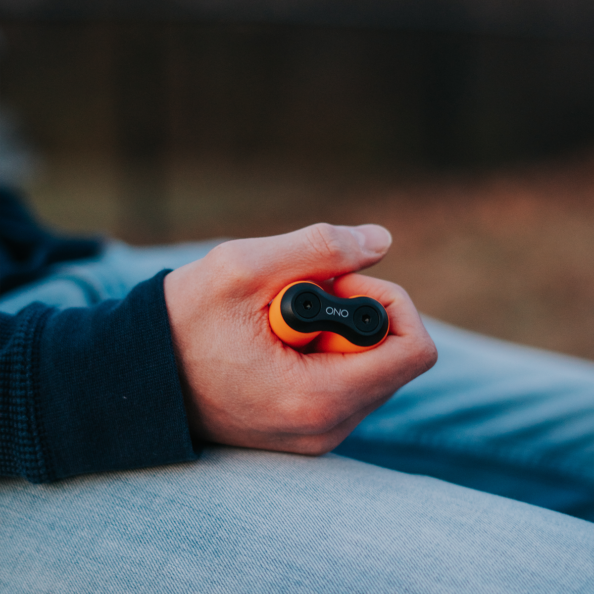 Soft Touch Fidget Roller | Orange