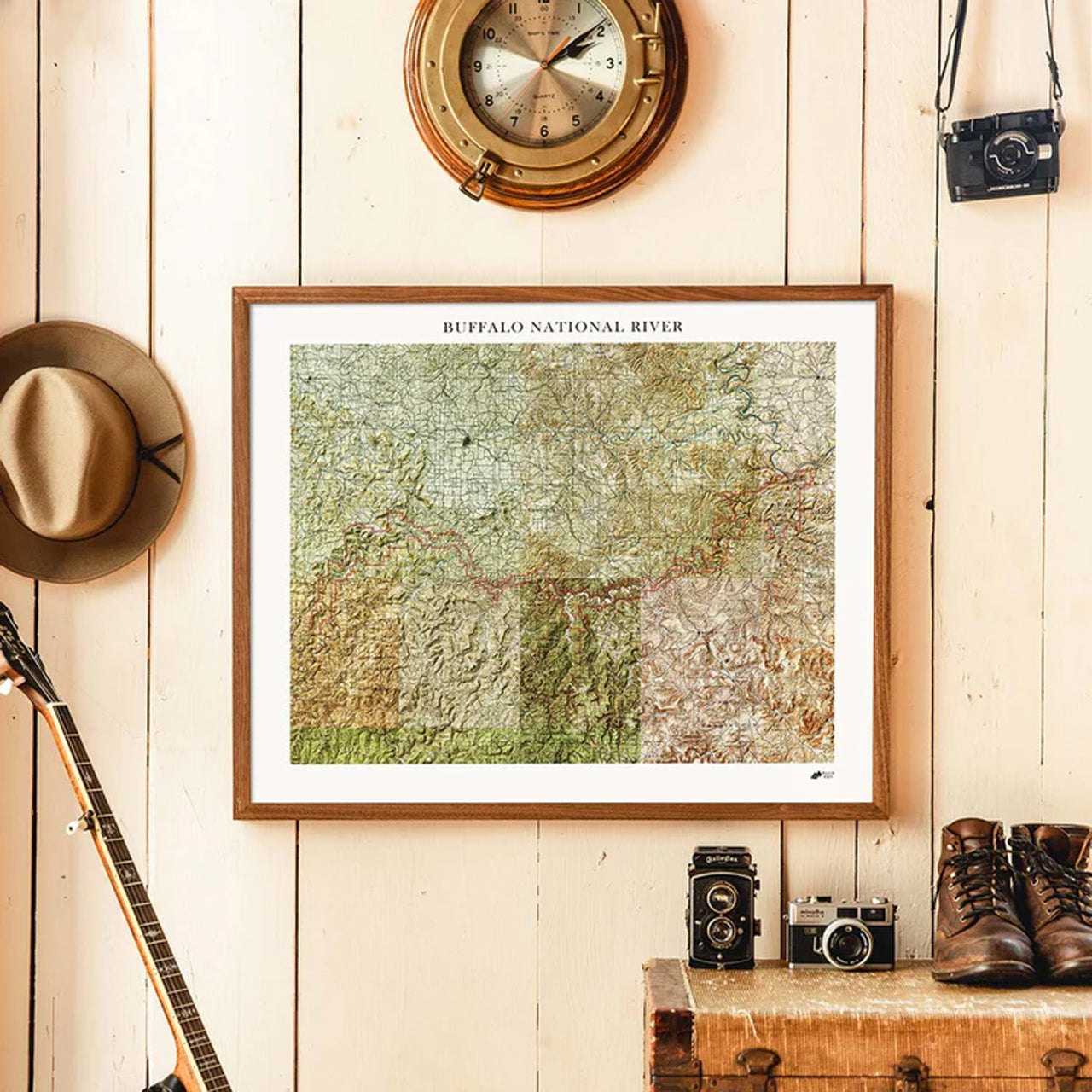 Buffalo River Relief Map