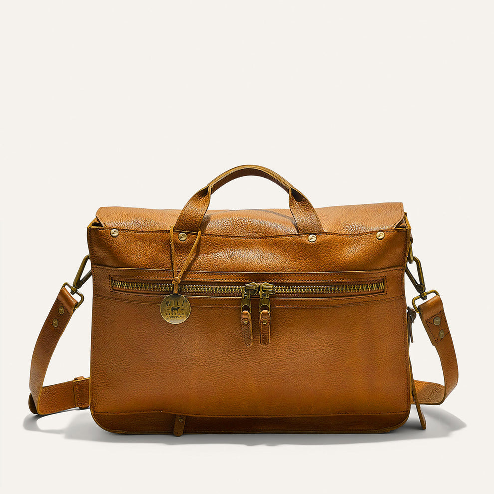 Kent Leather Messenger | Tan